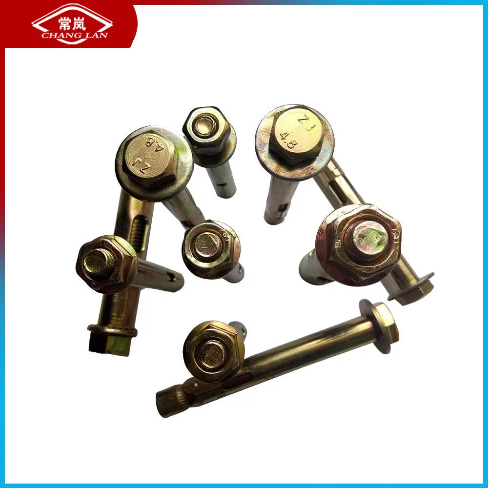 Sleeve Type Expansion Anchor Bolts with Flange lock hex nut