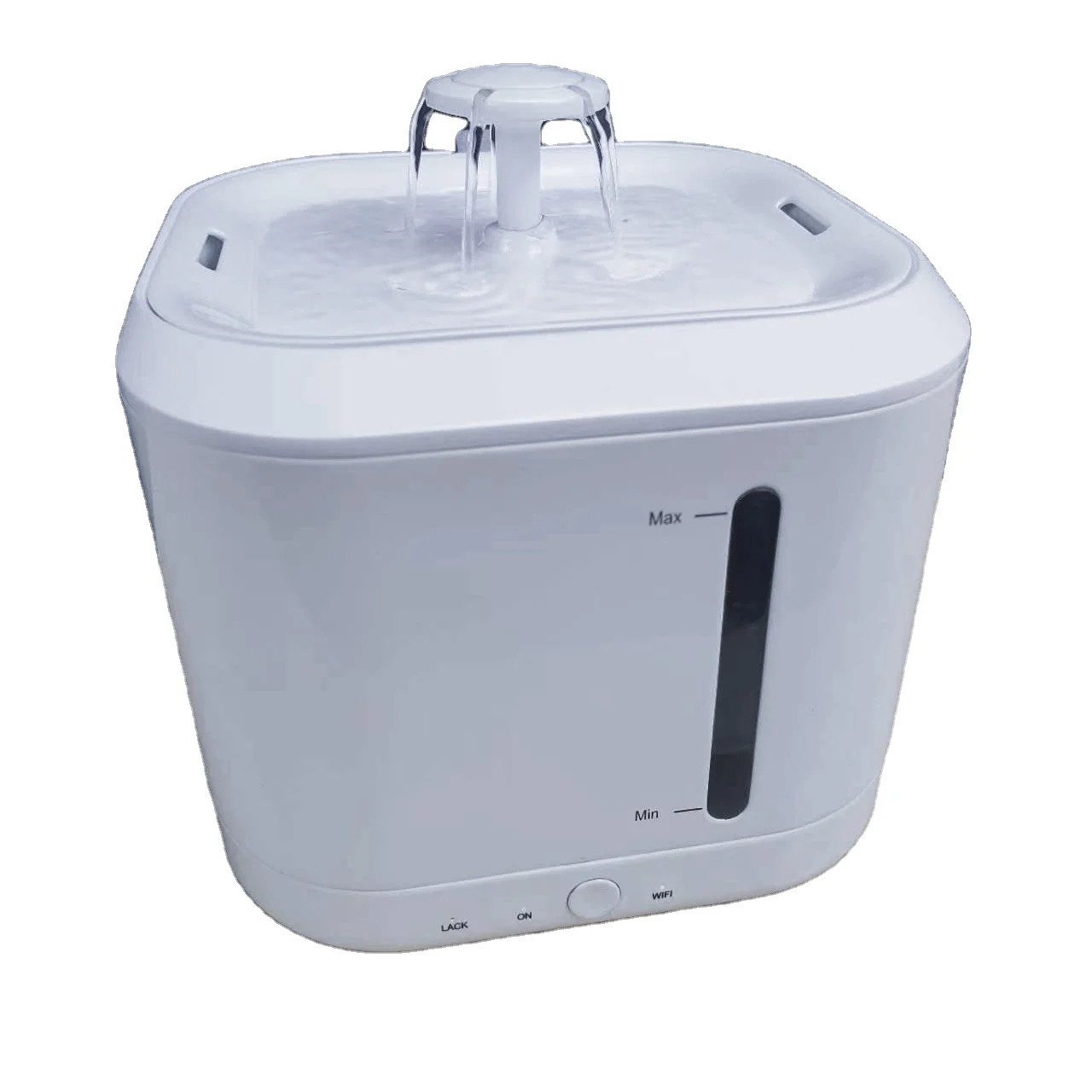Manufacturer Newest Electric Water Fountain for Cats Wifi Control Pet Drinking Purify System 2.5L Led Water Lever Indicator