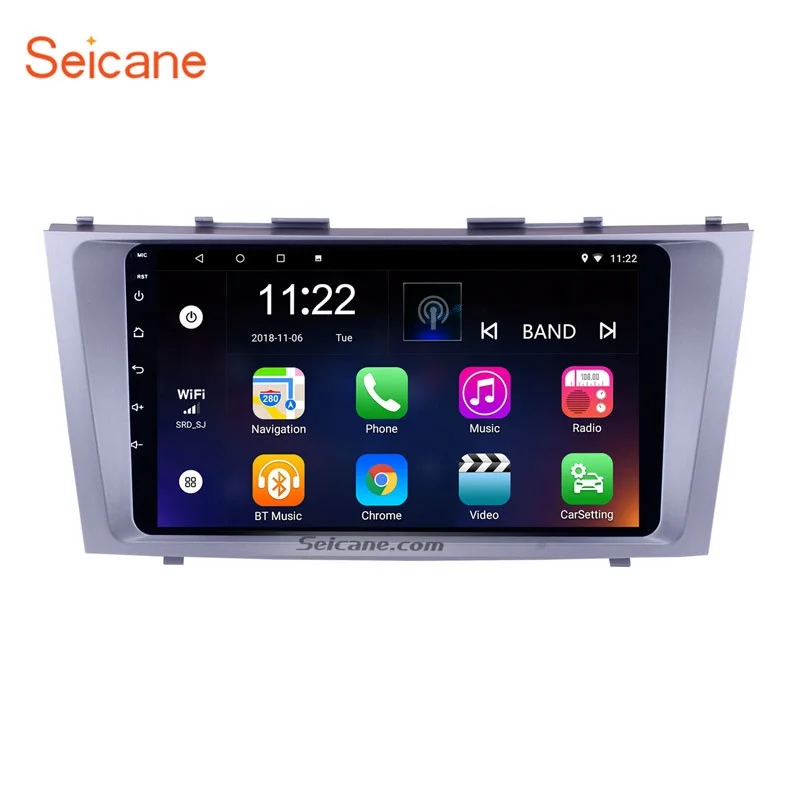 9-дюймовая Автомагнитола с 13 0 и поддержкой Android GPS магнитола для TOYOTA CAMRY 2007 2006-2011 музыкой WiFi 3G зеркальная ссылка OBD2 DVR