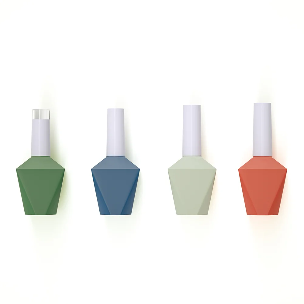 15ml custom unique empty nail polish bottles suppliers cosmetic glass bottle with brush