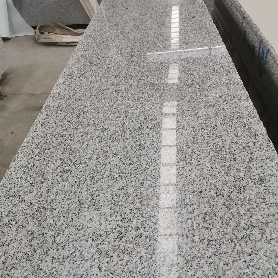 Wholesale light grey granite G602 slabs best price granite kitchen countertop stone for sale
