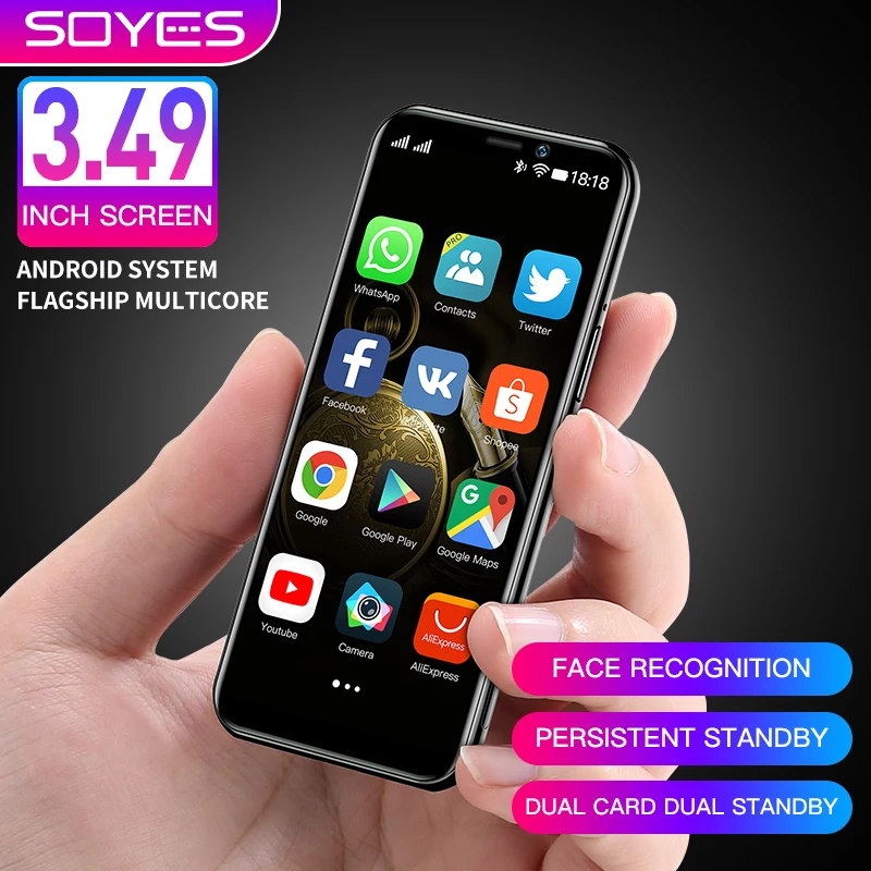
SOYES S10-H mini 3.49 inch mini 4G smart phonem 