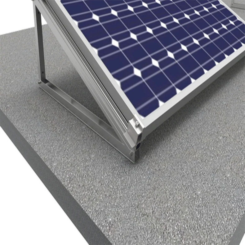 Solar flat roof mount tripod racking flat roof aluminum solar roof mounting system