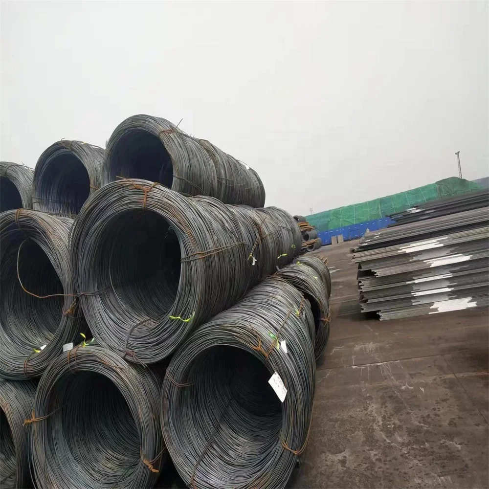 Steel Supplier ! Low Carbon Steel Wire Sae1006 1008 1010 / Hot Dipped Black Steel Wire Rod Sae 1008