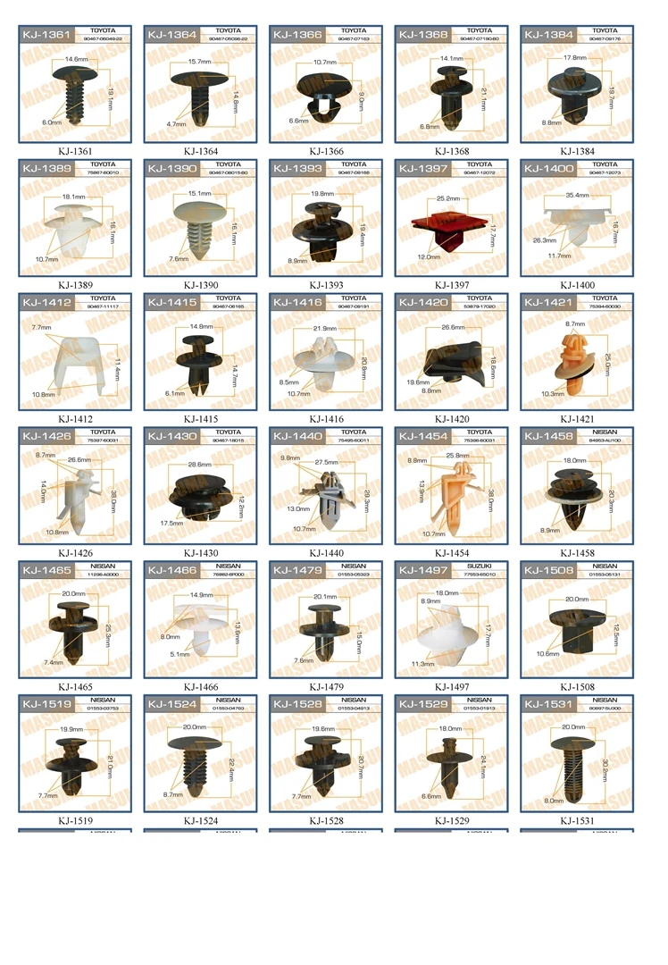 Fasteners chips trim (6)