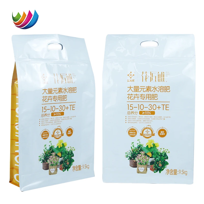 15kg 50kg Custom Printed Npk Fertilizer Bag Empty Fertilizer Potting Soil Plastic Application Bag Packaging Ziplock Bag For Sale