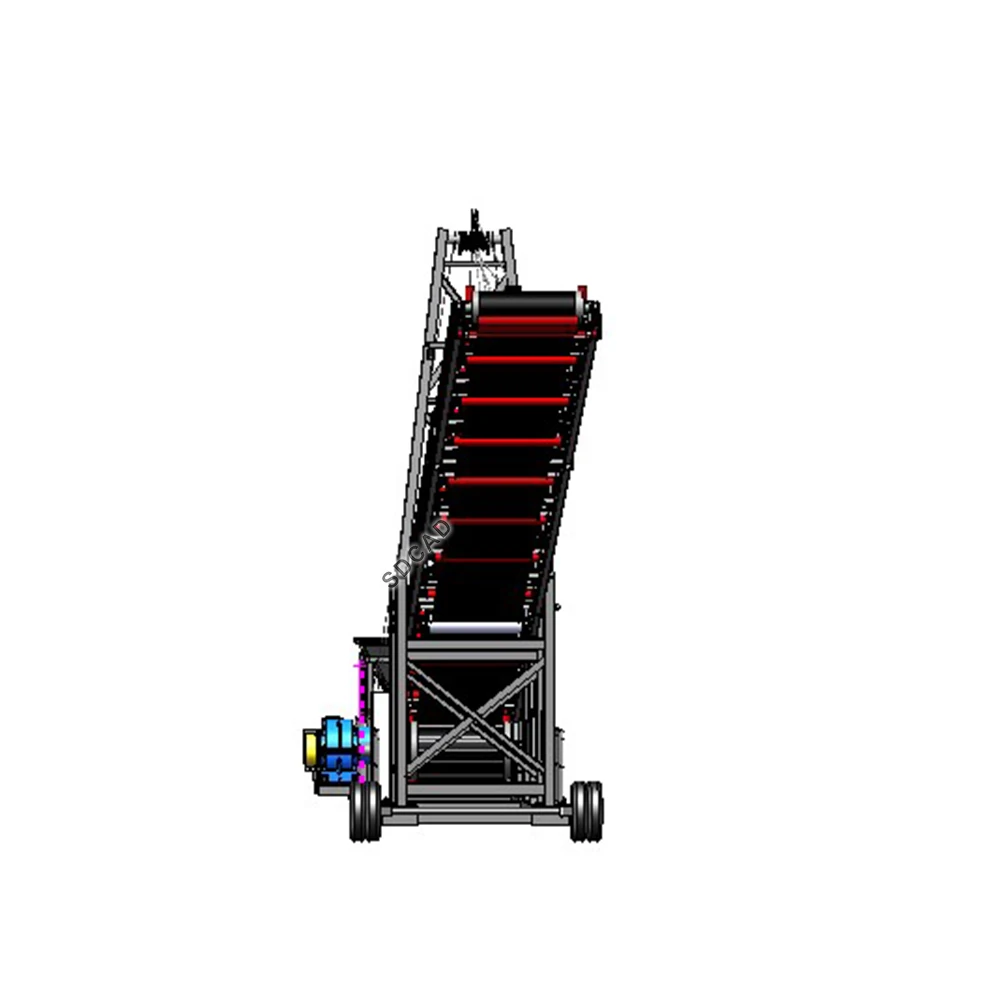 Portable Ship Loading Machine Plugging Mobile Loader Conveyor for Bulk Material Handling
