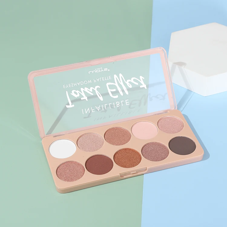 Highly pigmented vegan makeup eyeshadow palette custom brand