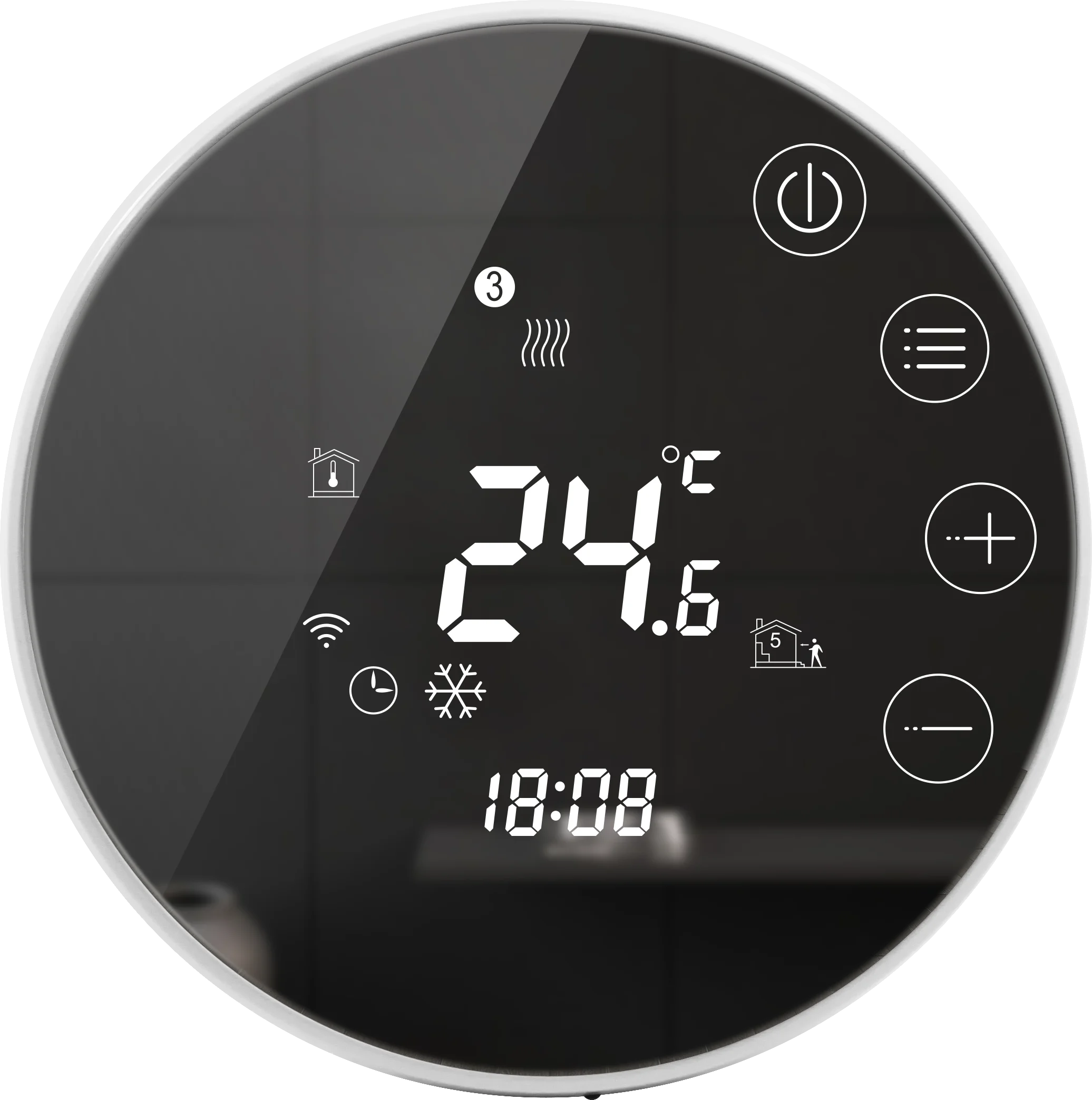 Beok TGR86-Wifi- WP 3A thermostat for water floor heating Elegant LCD display thermostat