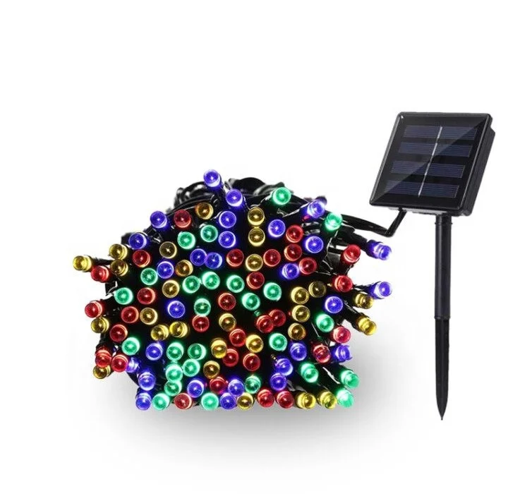 2020 год, принадлежит вашим украшениям, водонепроницаемые гирлянды на солнечной батарее для множества вариантов применения, таких как праздники, Рождественская вечеринка