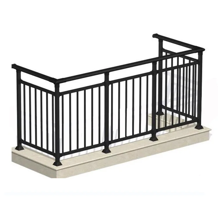 Balustrades Handrails Forged Iron Elegant Balcony Railing Spiral Staircase Railing Balcony Spindle