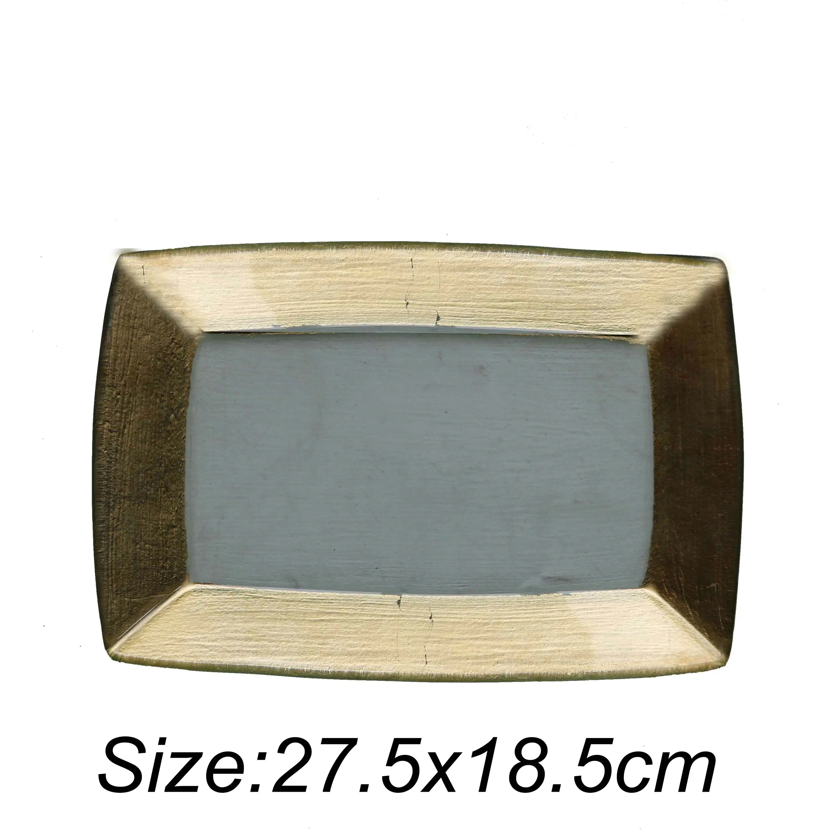 13inch Antique Bulk Wedding Party Decorative Glass Square Plate