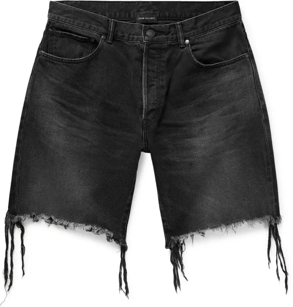 New Arrivals Men Hip Hop Style Black Denim Shorts Male Clothes Distressed Jeans Shorts