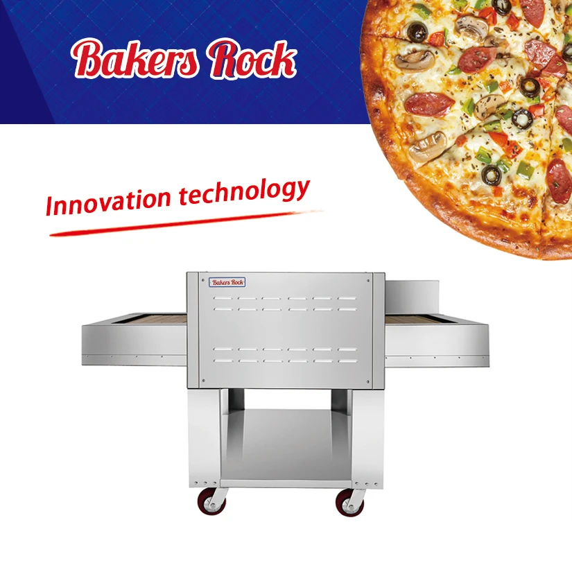 Italian import stone belt pizza oven commercial restaurant conveyor stone food machine stone electric tunnel pizza oven jet oven