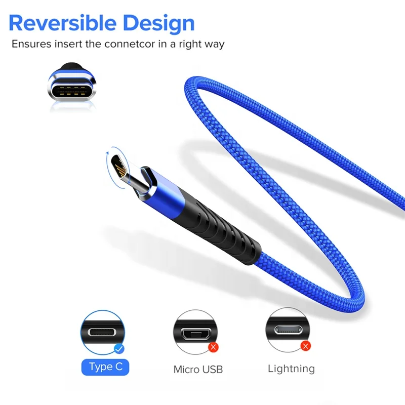  3A быстрой зарядки Usb кабель с нейлоновой оплеткой Высокое качество Micro кабель/Type C 8 Pin для мобильного телефона зарядный передачи