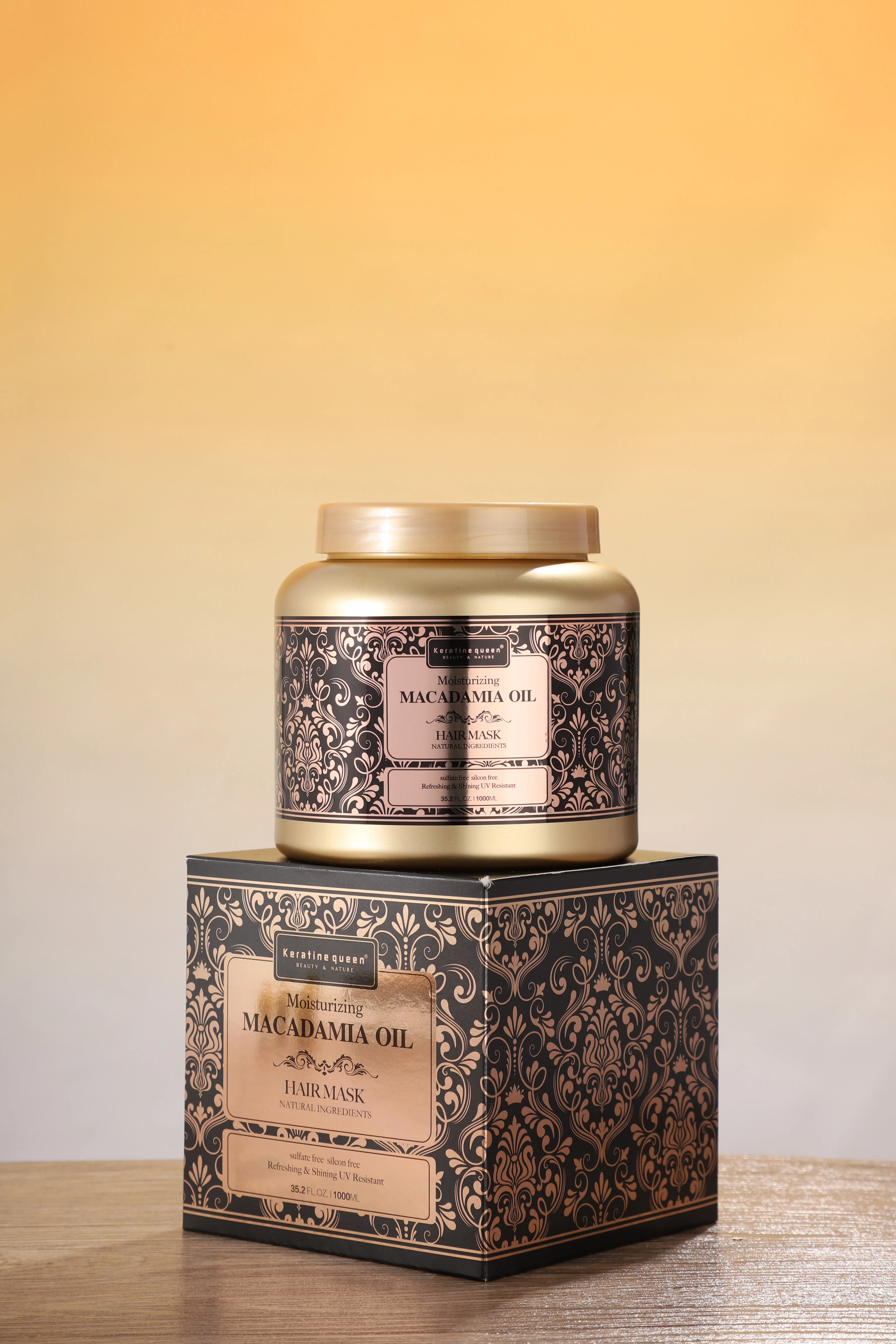 Private Label Organic Refreshing Repairing Damage Hair Shampoo Natural Macadamia Oil Shining Hair Shampoo And Conditioner