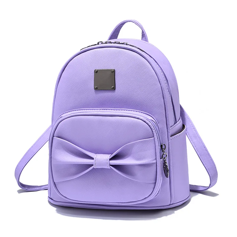 Cute hot selling  women  Backpacks Custom Logo  multi colorway pu Leather  travel fashion  woman School Backpack Bags
