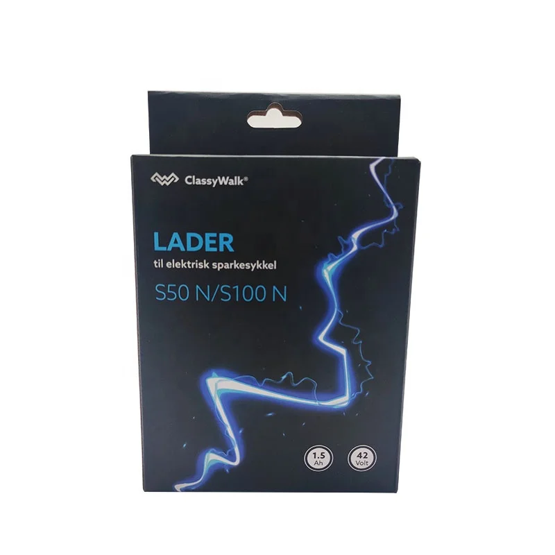 Custom charging cable paper box electronic product packaging box with window