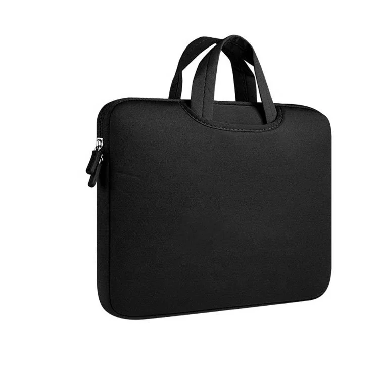 promotion customized logo notebook handbag Stylish Soft zipper traveling business portable 16inch neoprene laptop bag sleeve