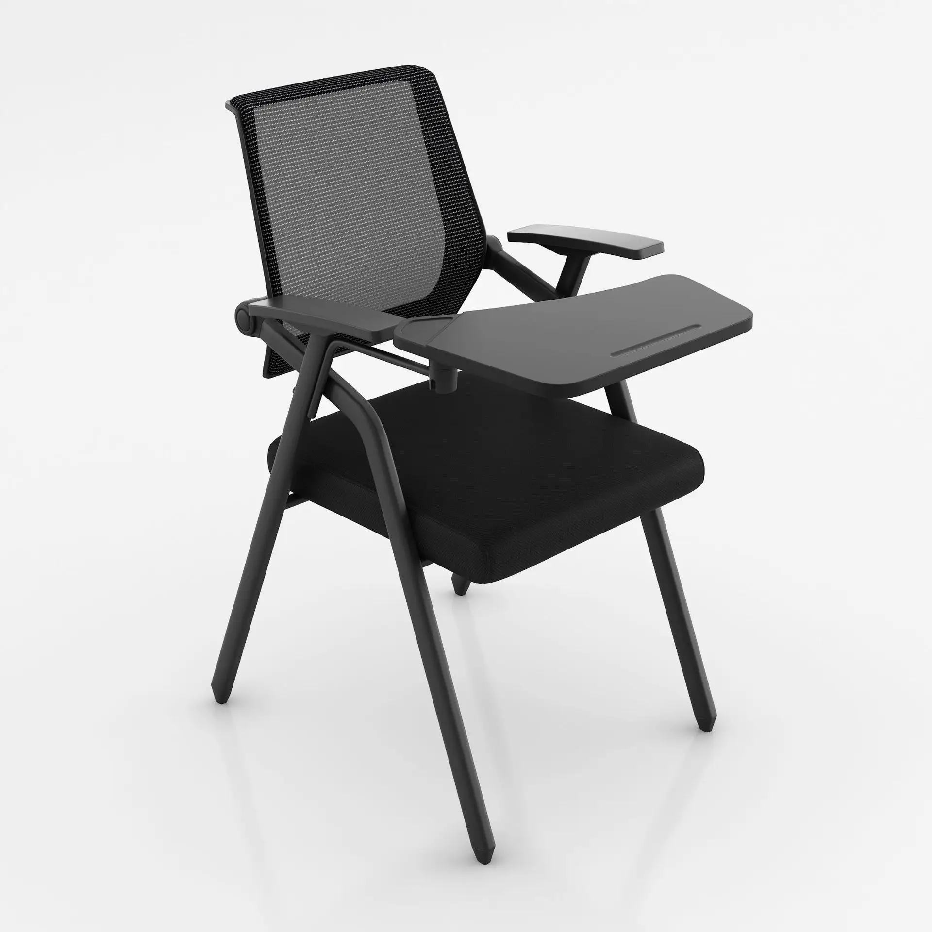 adjustable armrest folding study student chair with writing pad school classroom Training chair