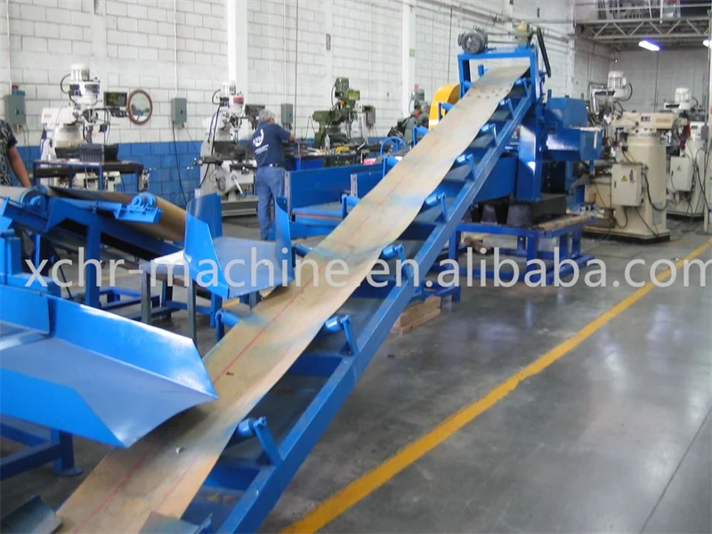Full Automatic Tyre Rubber Production Line Scrap Used Car Truck Tires Shredder Cutting Recycling Machines