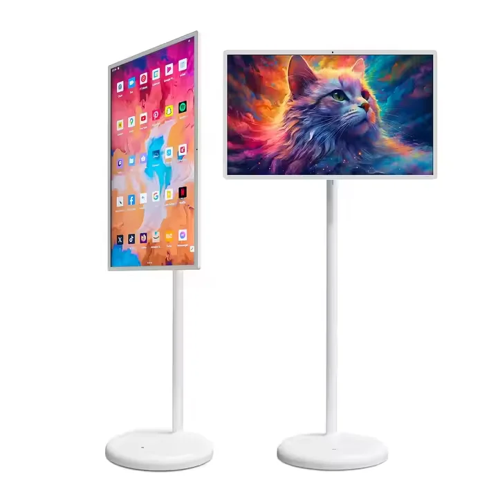 32 Inch Battery-Power Portable Mobile Display Android 12 Tablet Tv In-Cell Touch Screen display lcd advertising Smart Tv