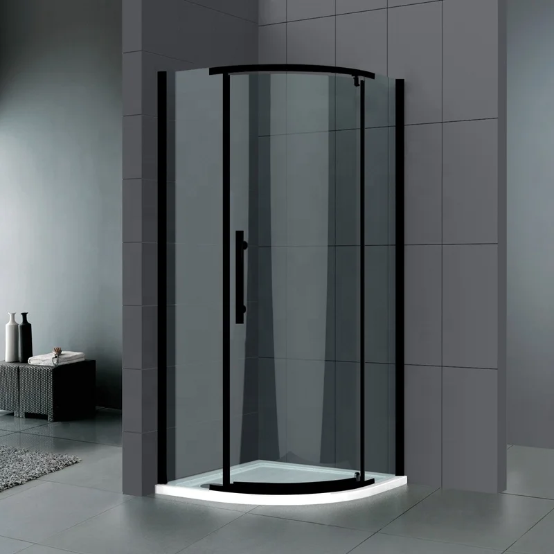 Bathroom shower room Bathroom Single 10 mm Obscure Glass Frameless Sliding Shower Enclosure Shower Door