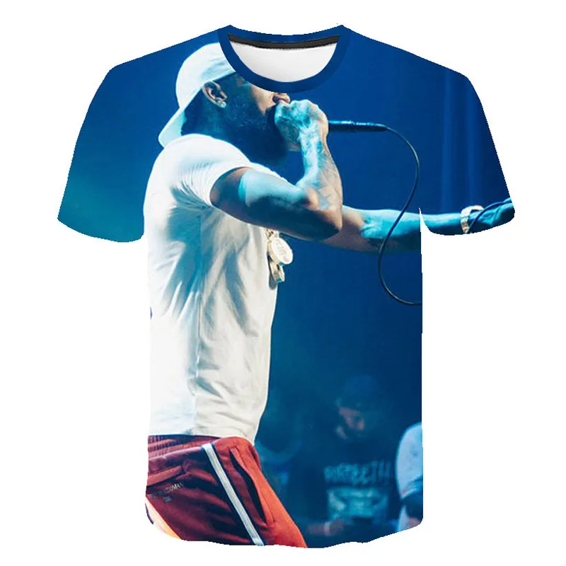 3d T-shirt Nipsey Hussle High Quality Tshirts Men Clothes Hip Pop Top Comfortable Hot Sales Short Sleeve Printed T-shirts
