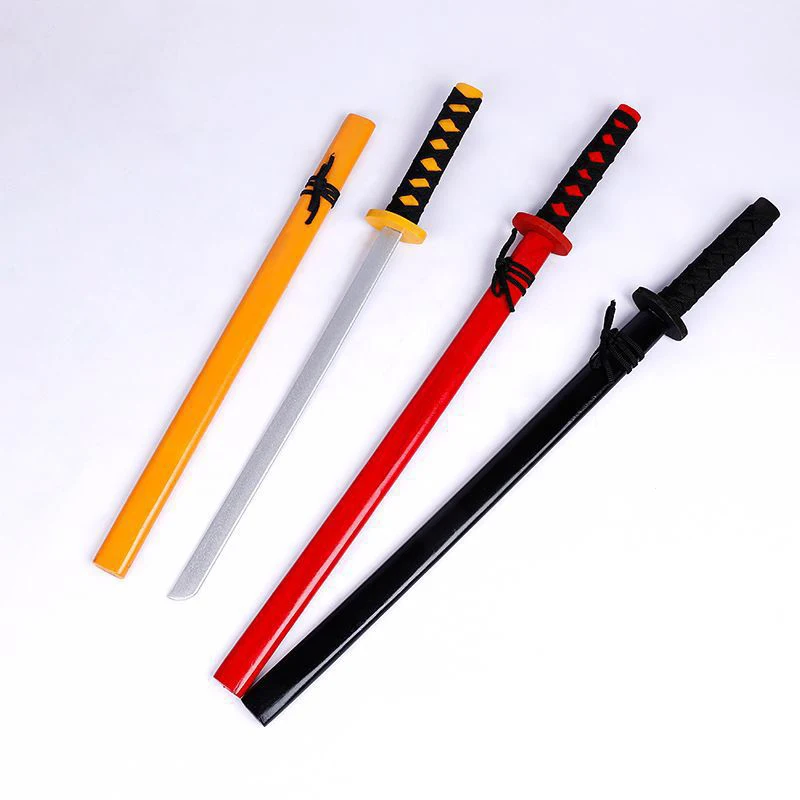 Wholesale 75cm Japanese Wood Samurai Sword Large Paint Wooden Katana Samurai Sword