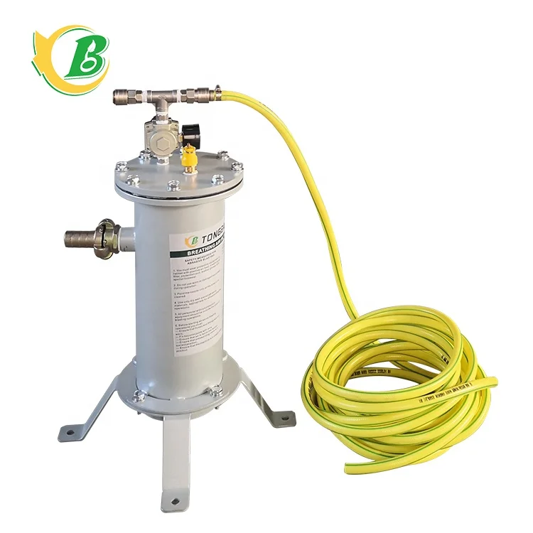 Sandblasted helmet filter activated carbon breathing air precision stainless steel filter