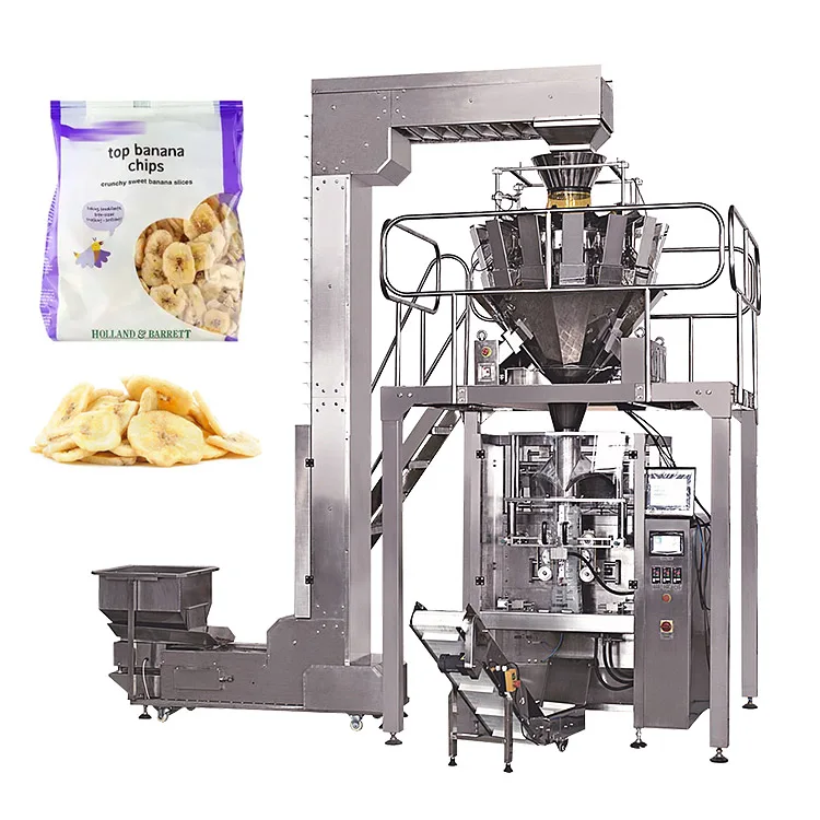 Автоматическая для бананов упаковка для картофельных чипсов машина цена