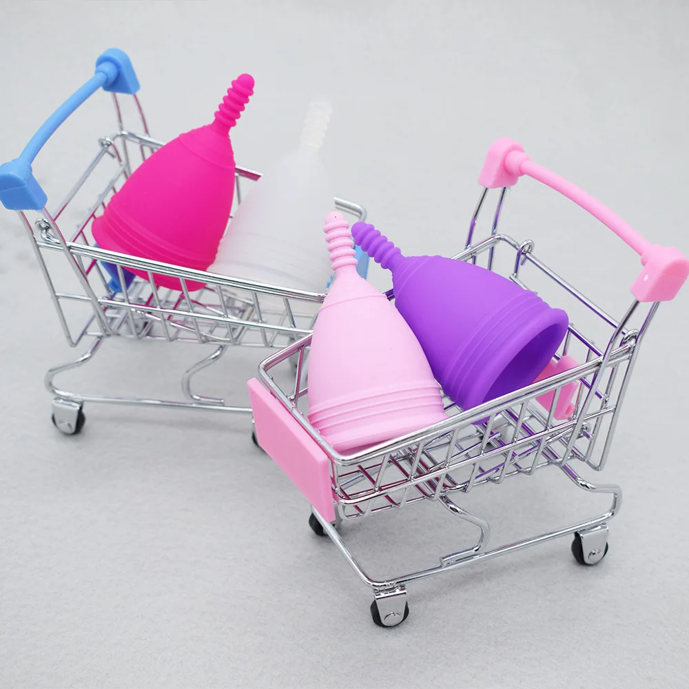 Custom Foldable Women Period Medical Silicone Eco Friendly Reusable Menstrual Cup Wholesale