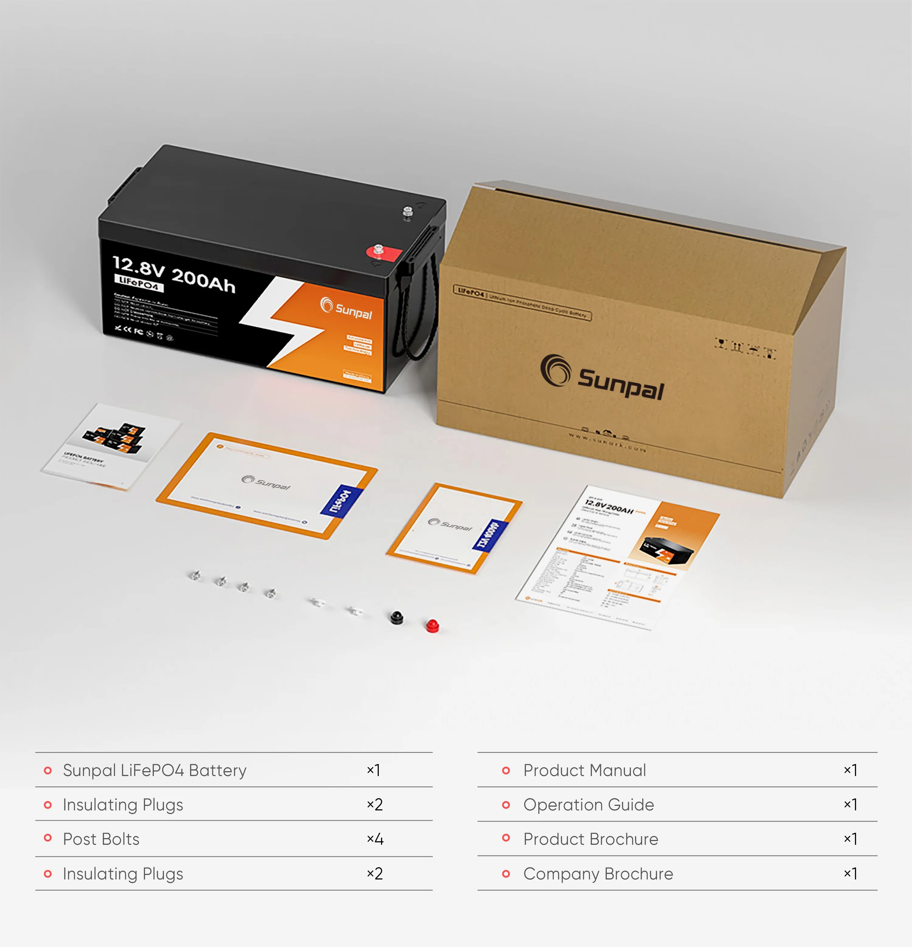 Sunpal Rechargeable Lithium-Ion Battery 12V 8Ah Lifepo4 Lithium Battery Bms