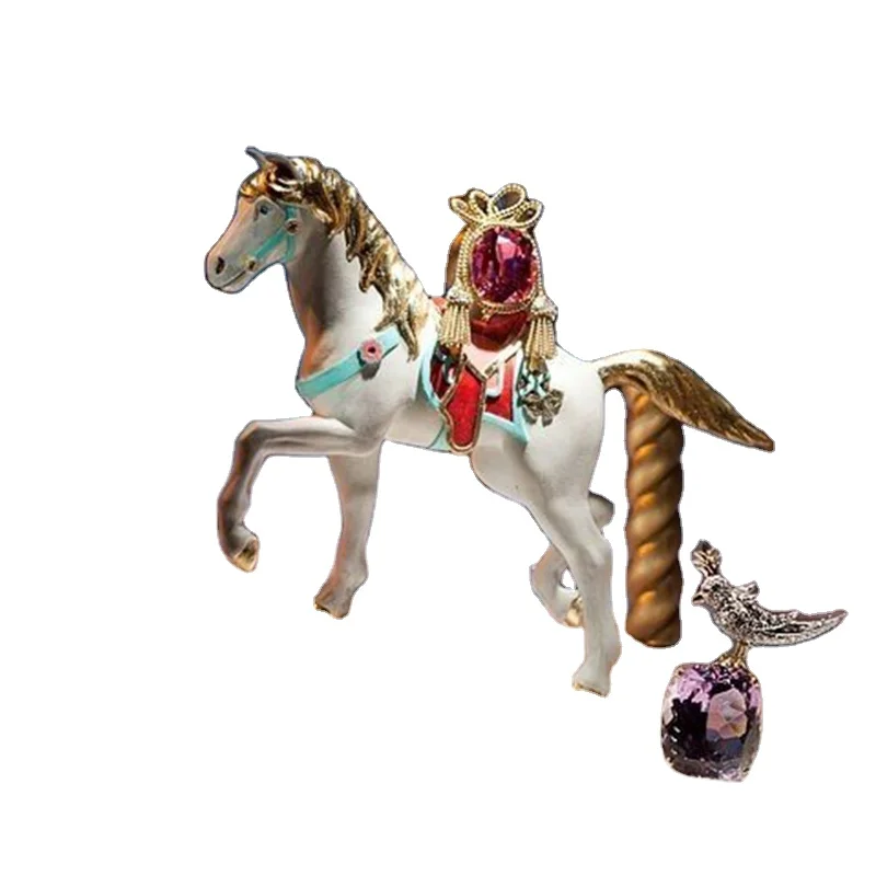 Christmas Decoration Carousel Horse Statue For Mall Decoration