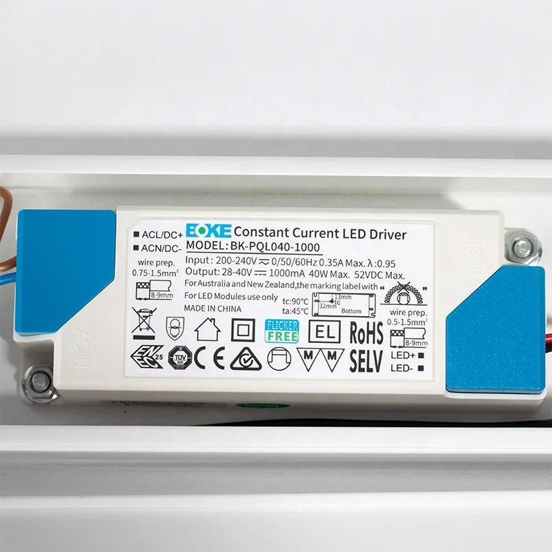 High quality led batten ip20 10w 20w 30w 40w 60w 80w Linear Light