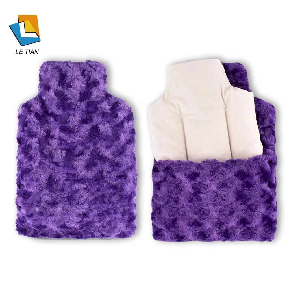 Flower printing microwave heated wheat bag