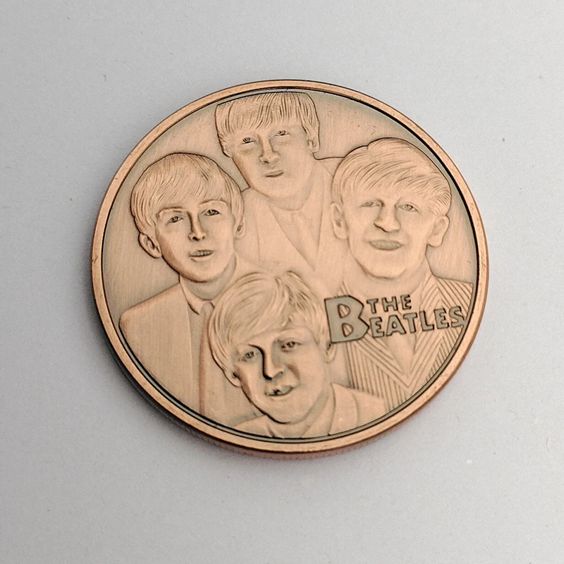 Wholesale Factory Price The Rock Bands Coin OEM  Red Fang Coin