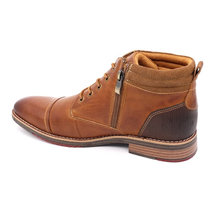 Latest arrival factory price classic style hard-wearing half boots for men shoes