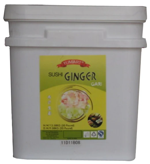 Pickled sushi  pink and white ginger