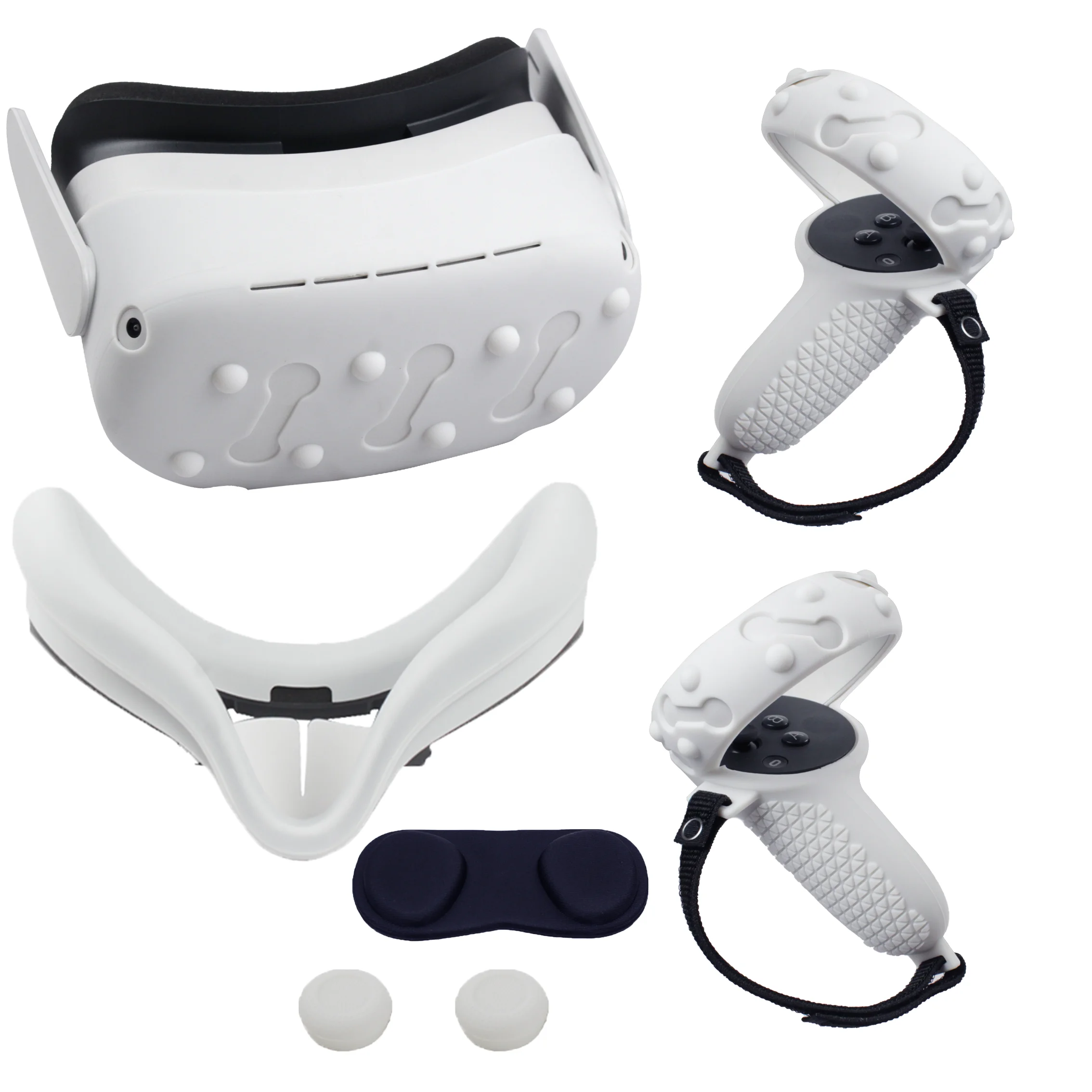 For Meta silicone face cover touch controller cover lens protection cover VR accessories Suitable for Oculus quest 2