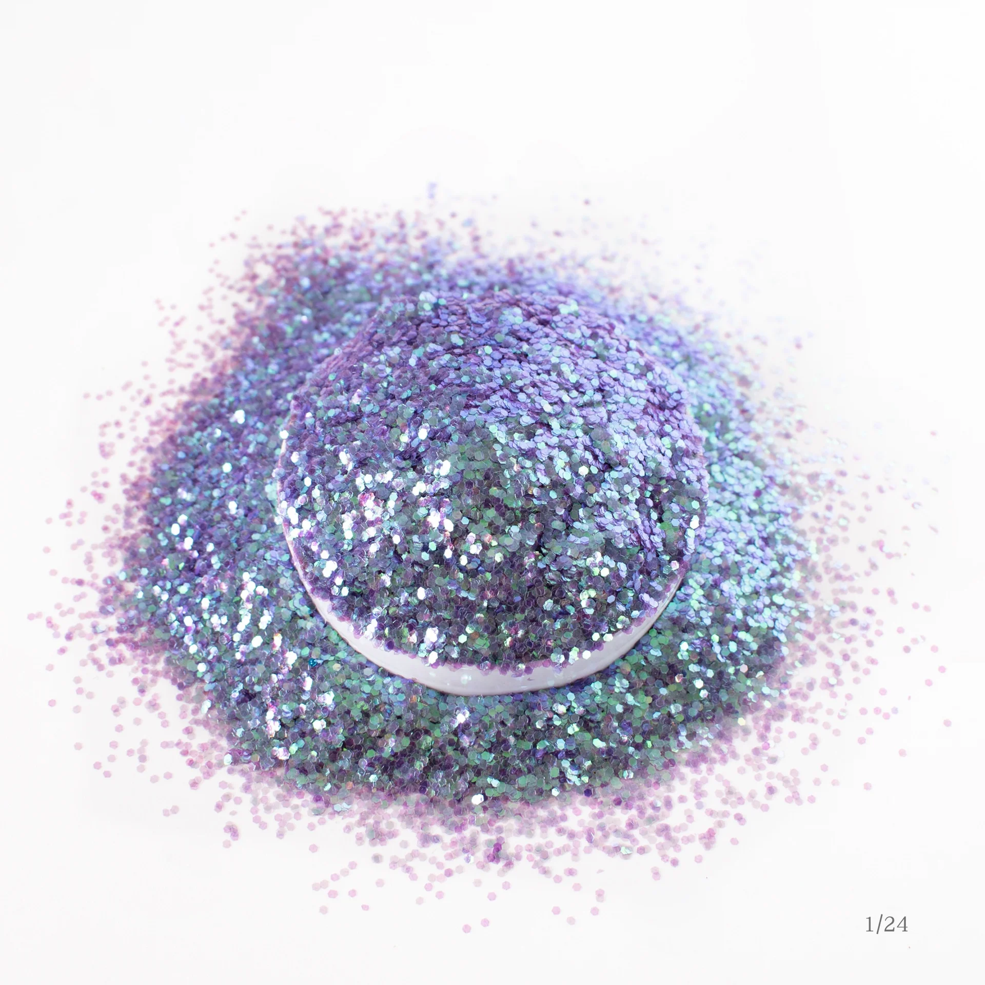 GUANHONG GLITTER  Factory Price Sale Rainbow Bulk Fine Hexagonal PET Glitter Nail Polish Glitter Powder