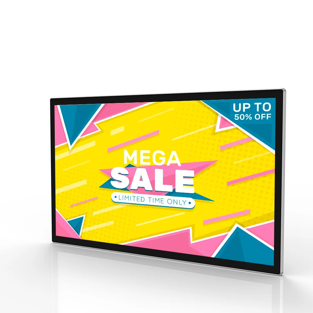 Wall Mount Digital Signage Menu Board Smart Display Touch Interactive Screen Kiosk Supplier 1080P 4K Advertising Media Player