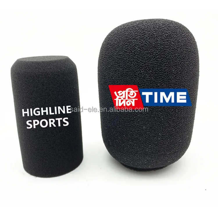 Studio Mic foam windshields for Shur SM7B mic foam windscreen with custom channel logo printed
