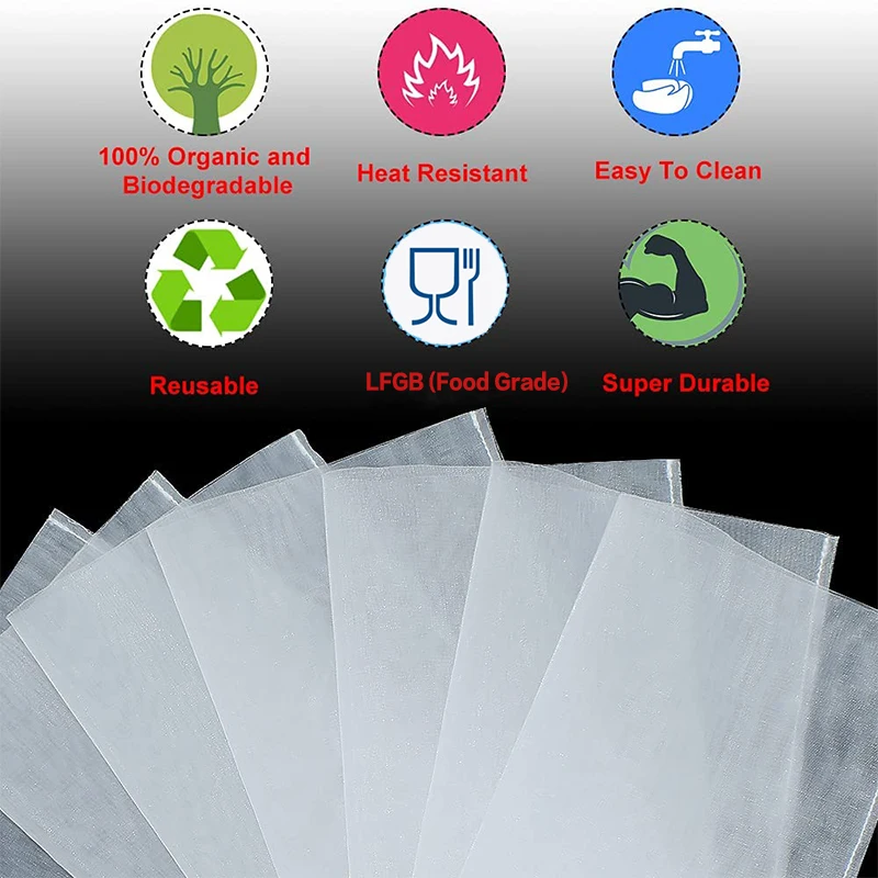 25 37 48 73 90 120 160 190 200 220 micron press bags extraction bags nylon filter heat press bag