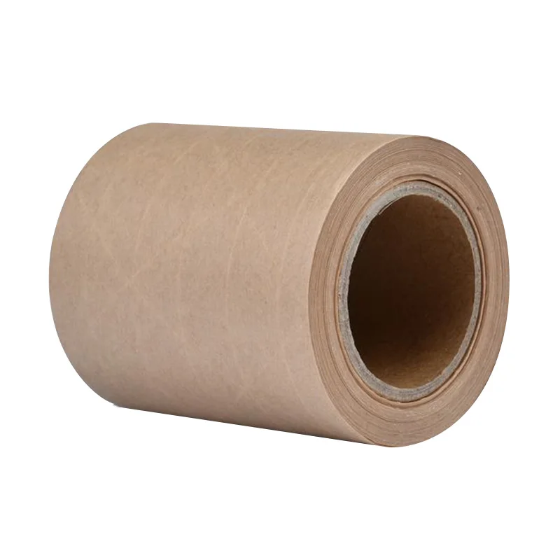 Water Activated Paper Tape High viscosity Biodegradable fiber reinforced kraft paper tape