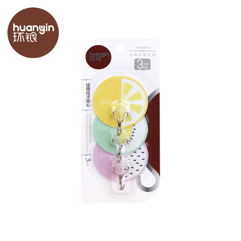 Classic cartoon plastic round fruit bag plastic back door hook