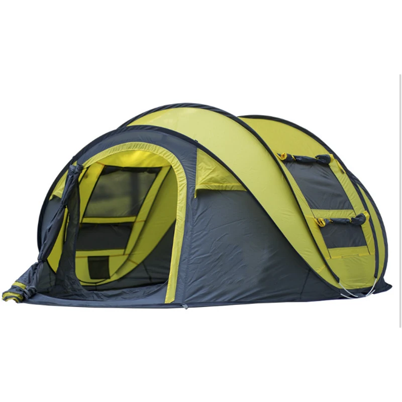 5 Person turbo life cabin camping Tent outdoor customized long camping tent