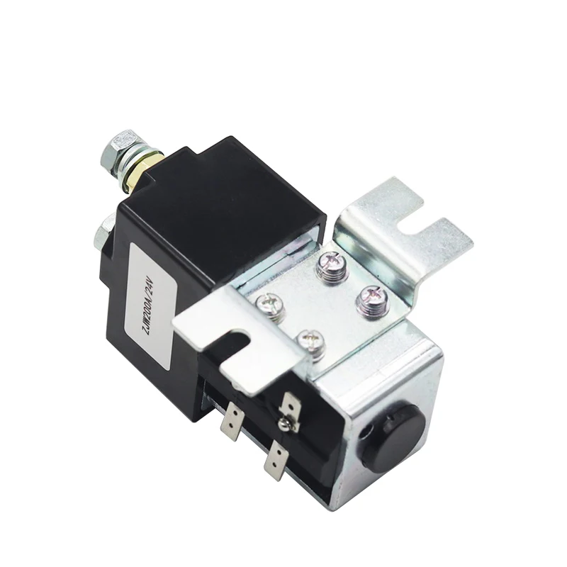 CHYT ZJW200A 1NO DC 24V 48V 200A Normally Open Mini Electromagnetic Style Relay Contactor For Handling Vehicle