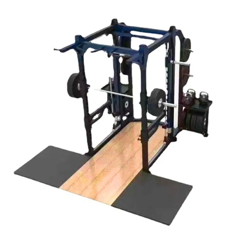 Power Lifting Free Squat Rack with deadlift Platform Multi Function Power Cage