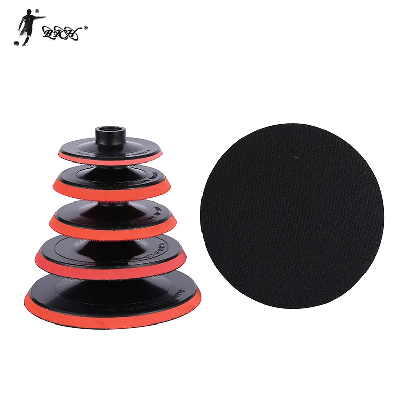 4inch 5inch BKH Factory Wholesale Good round hook and loop backing car polishing pads used with sanding disc